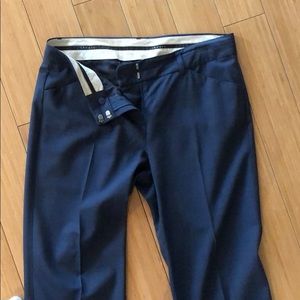 Theory navy blue light weight trouser